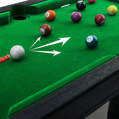Space Saving Indoor Pool Table Set