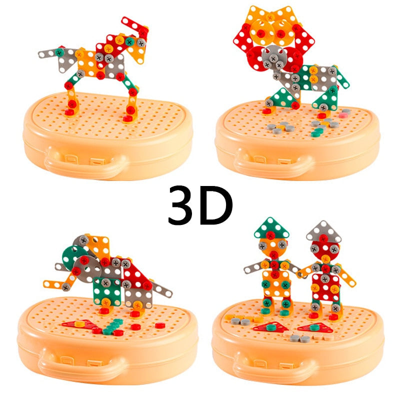 Childrens Play Tool Drill Set