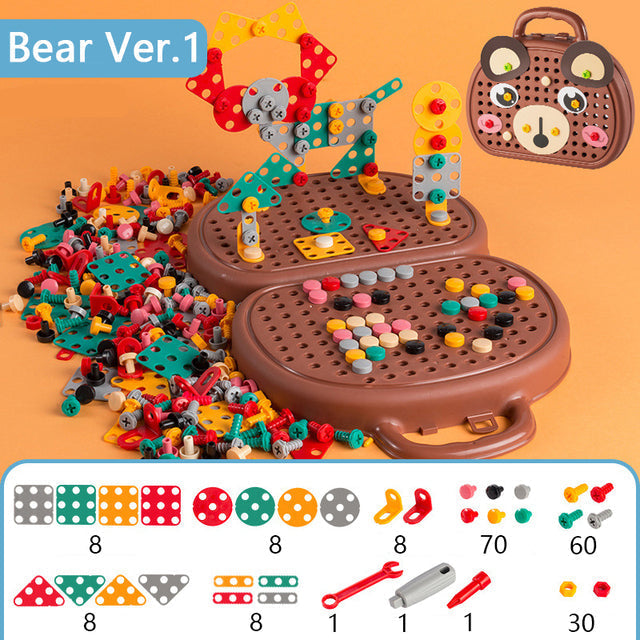 Childrens Play Tool Drill Set - Luxicro
