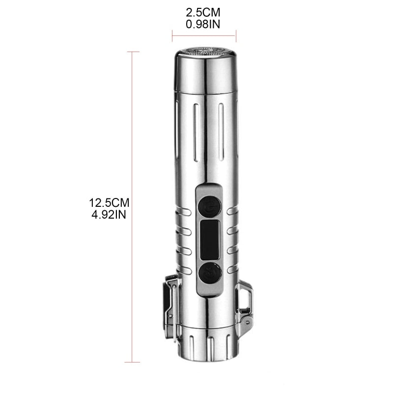 Premium Electric Shaver with Built-in Lighter