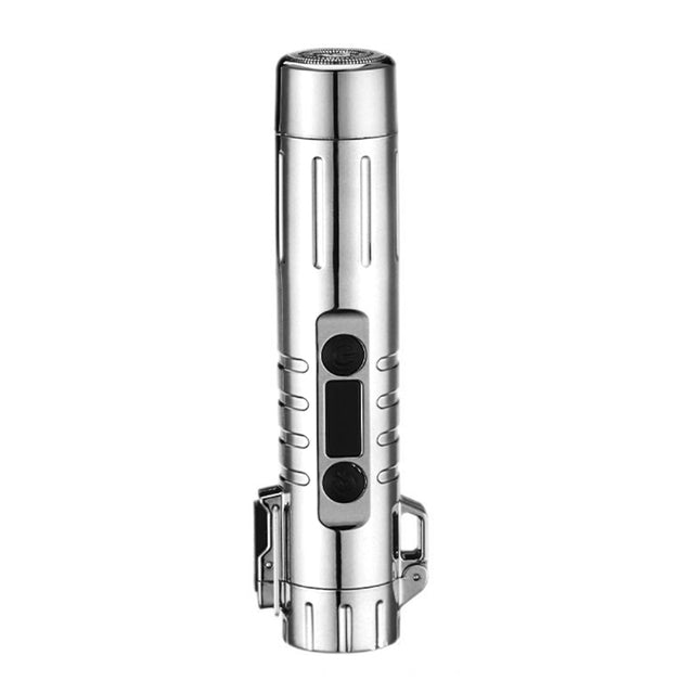 Premium Electric Shaver with Built-in Lighter - Luxicro