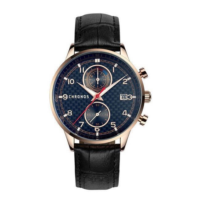 Luxury Genuine Leather Strap Watch - Luxicro