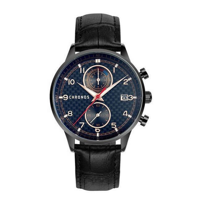 High Quality Leather Strap Mens Watch