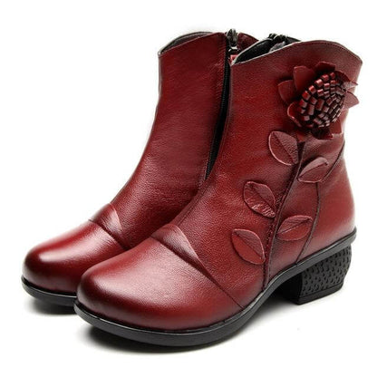 Elegant Low Heel Women's Ankle Boots