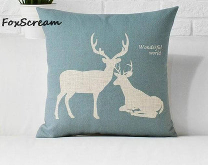 Colorful Nordic Print Throw Pillow Covers
