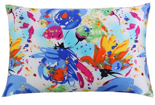 Colorful Soft Silk Throw Pillow Covers