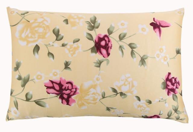 Colorful Soft Silk Throw Pillow Covers
