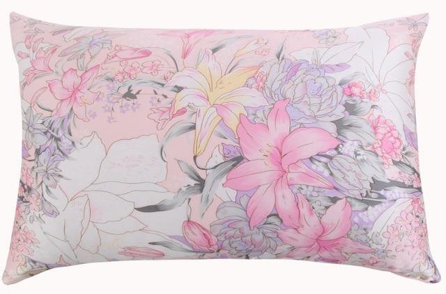 Colorful Soft Silk Throw Pillow Covers