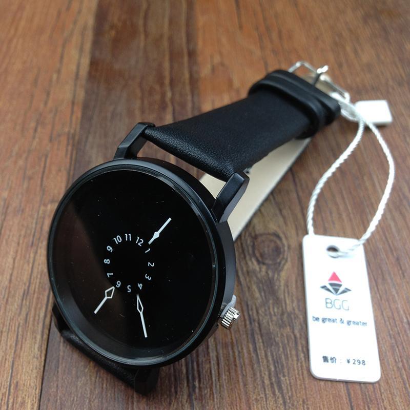 Elegant Real Leather Ladies Fashion Watch