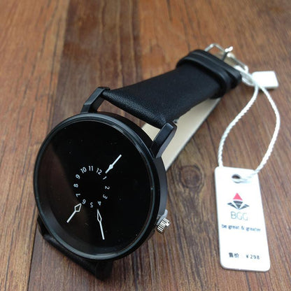 Elegant Real Leather Ladies Fashion Watch