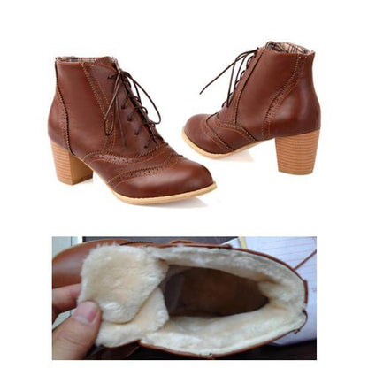 Women's Warm Waterproof Ankle Boots