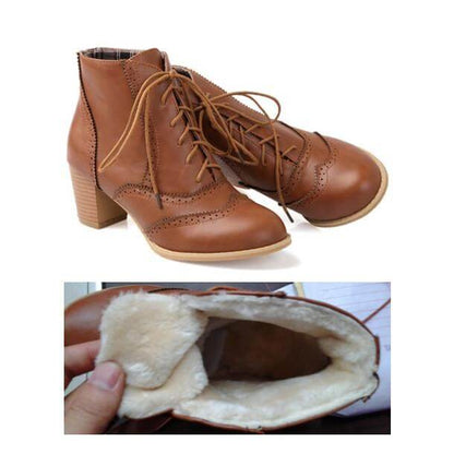 Women's Warm Waterproof Ankle Boots