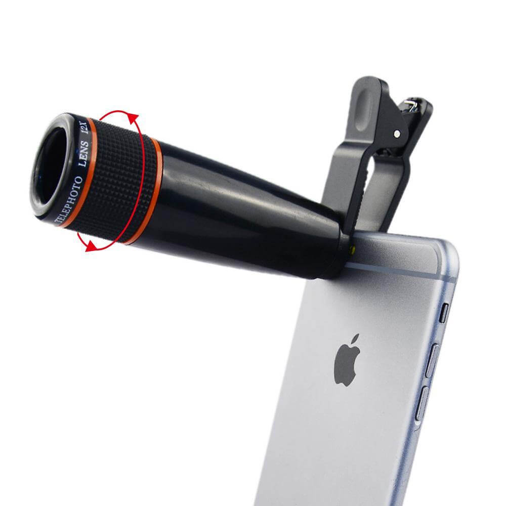 Premium 12X Fisheye Wide Angle iPhone Camera Lens