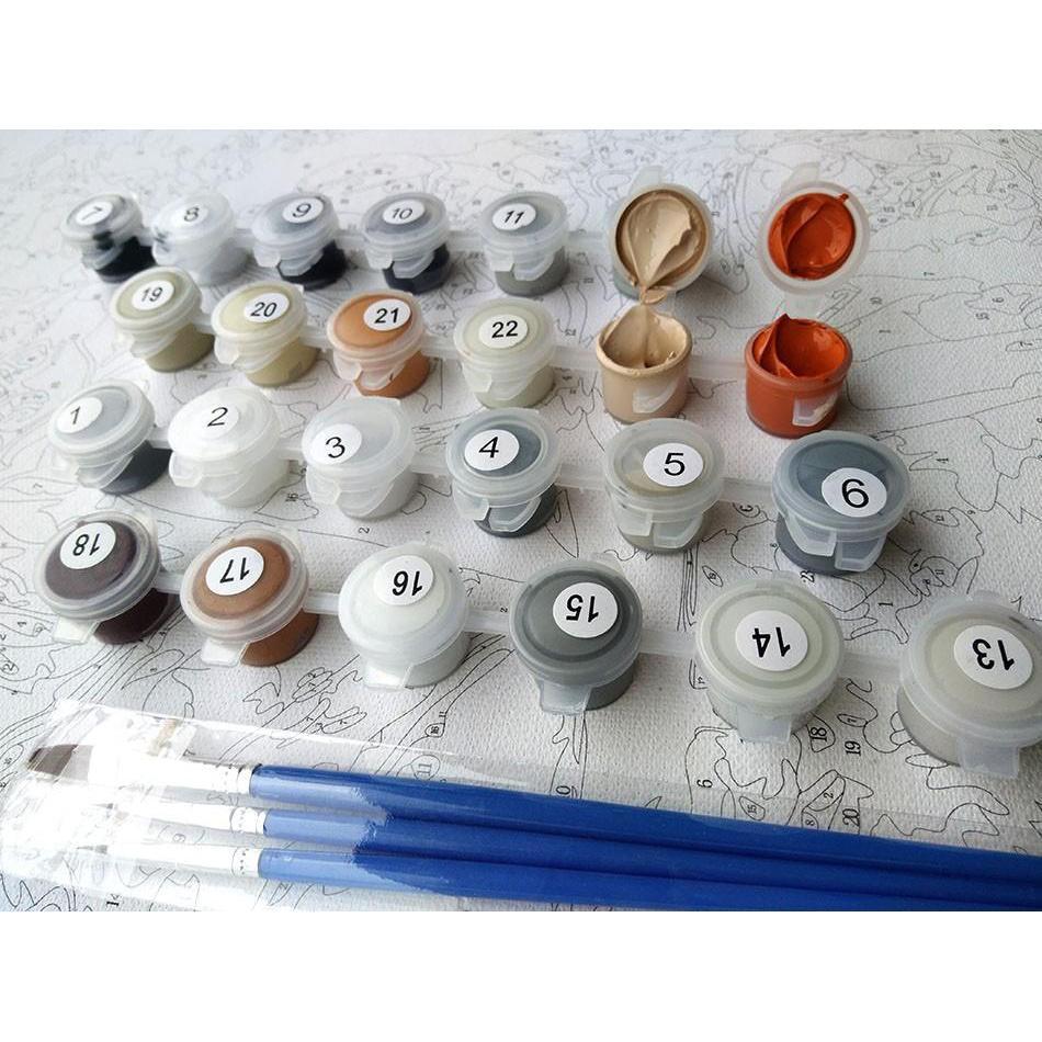 Beautiful Floral Art Paint By Number Kit
