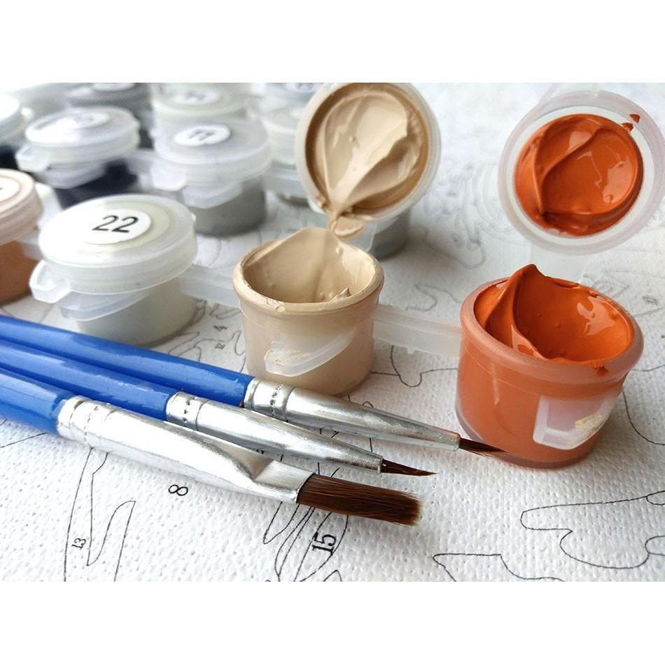 Beautiful Floral Art Paint By Number Kit