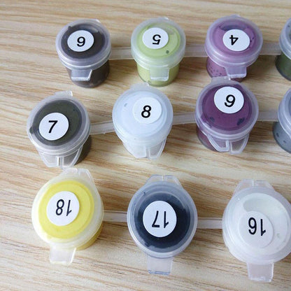 Beautiful Floral Art Paint By Number Kit
