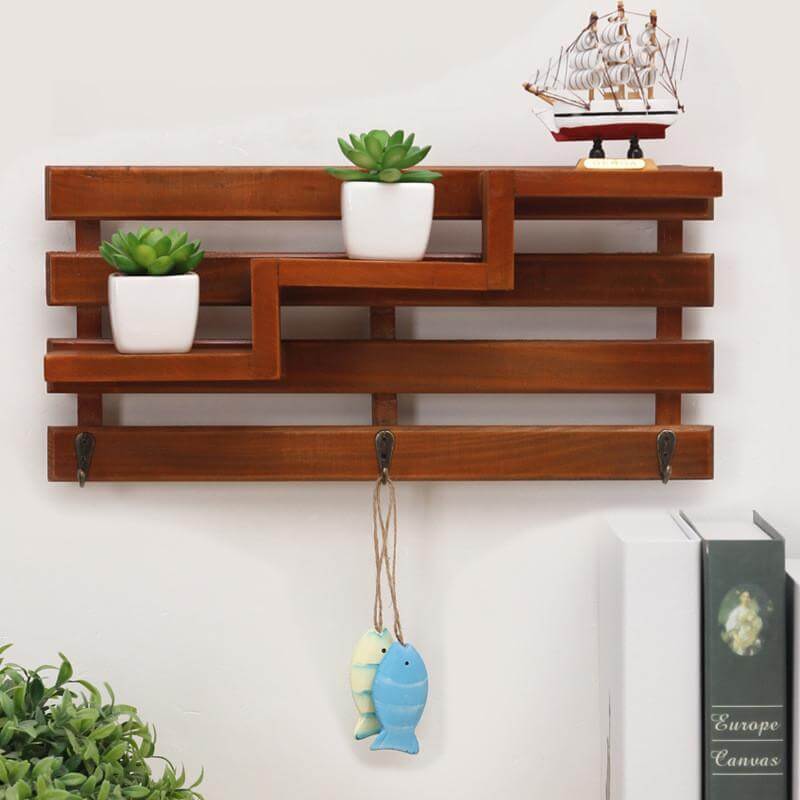 Rural Reclaimed Wood Bookcase Shelving - Luxicro
