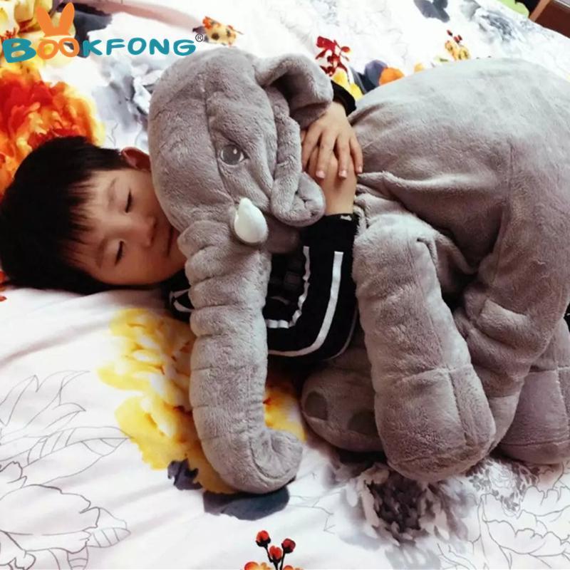 Plush Baby Elephant Stuffed Animal Pillow