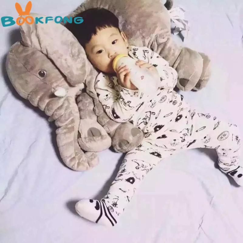 Plush Baby Elephant Stuffed Animal Pillow