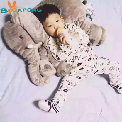 Plush Baby Elephant Stuffed Animal Pillow