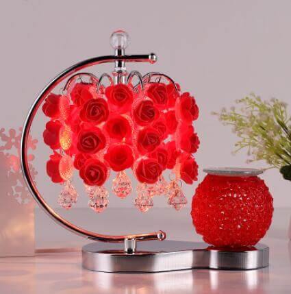 Aromatic Table Lamp with Oil Diffuser Tray