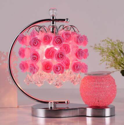 Aromatic Table Lamp with Oil Diffuser Tray
