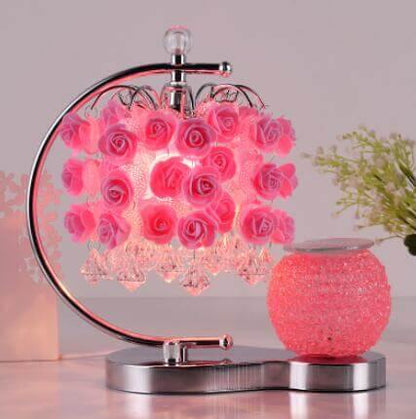 Aromatic Table Lamp with Oil Diffuser Tray