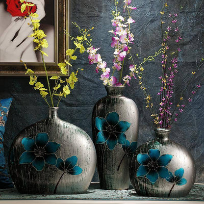 Beautiful Delicate Floral Glass Vase - Luxicro
