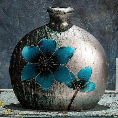 Beautiful Delicate Floral Glass Vase