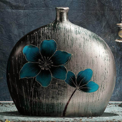 Beautiful Delicate Floral Glass Vase