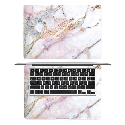 Premium Marble Finish Laptop Skin for Macbooks