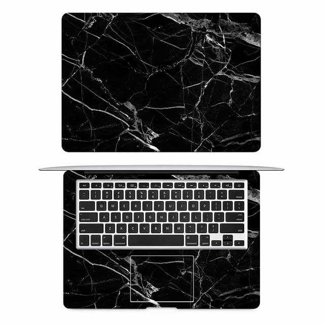 Black Marble Design MacBook Laptop Sticker Decal