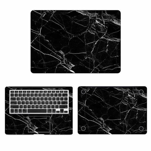 Black Marble Design MacBook Laptop Sticker Decal
