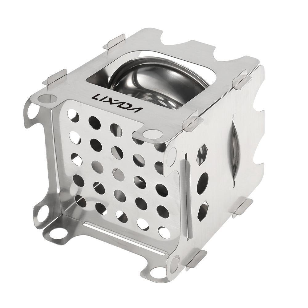 Portable Compact Camping Stove with Stainless Steel Burner