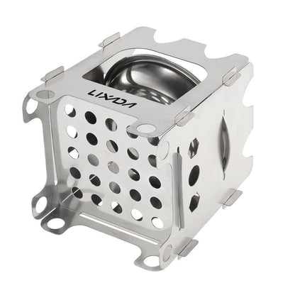 Portable Compact Camping Stove with Stainless Steel Burner