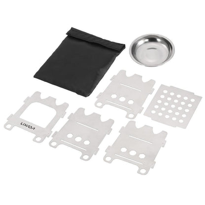 Portable Compact Camping Stove with Stainless Steel Burner
