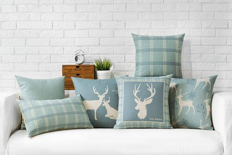 Colorful Nordic Print Throw Pillow Covers - Luxicro