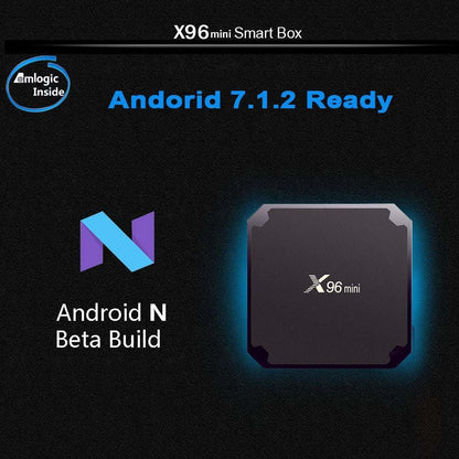 Compact Android 7.1 Mini TV Box Streaming Device