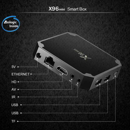 Compact Android 7.1 Mini TV Box Streaming Device