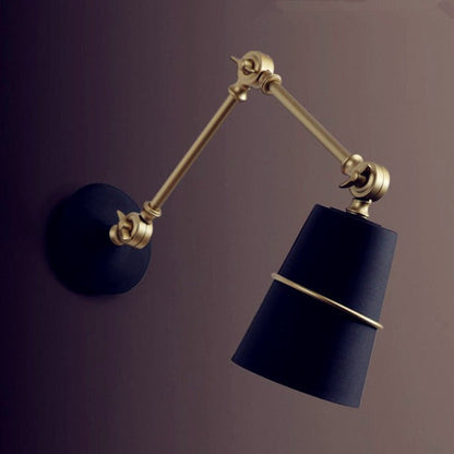 Vintage Industrial Extendable Wall Mount Lamp - Luxicro