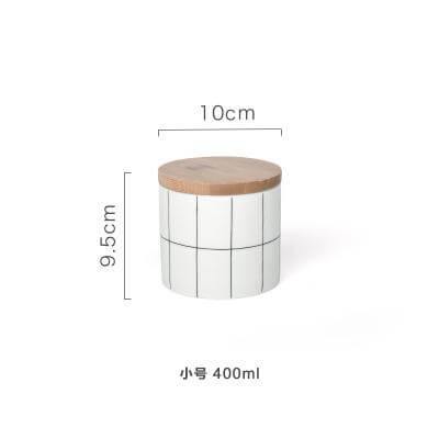 Natural Bamboo Kitchen Storage Container
