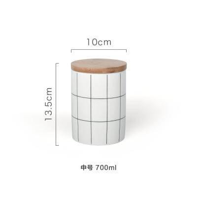 Natural Bamboo Kitchen Storage Container