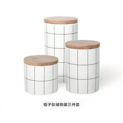 Natural Bamboo Kitchen Storage Container