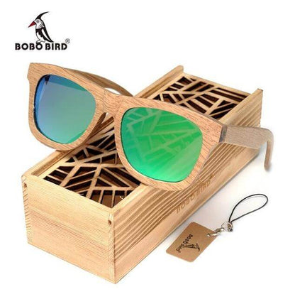 Authentic Handmade Wood Tone Sunglasses