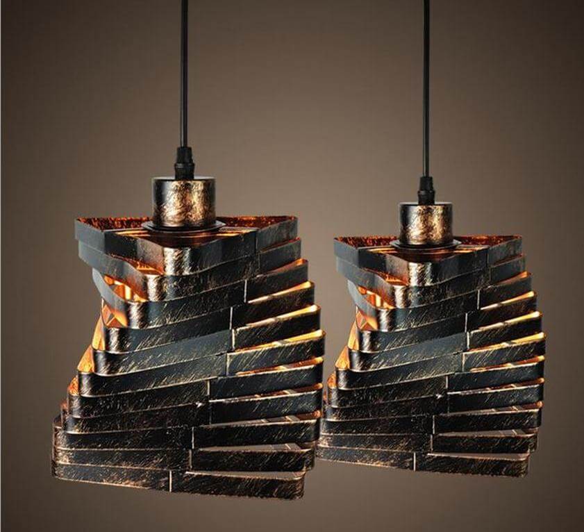 Vintage Metal Pendant Light Fixtures - Luxicro