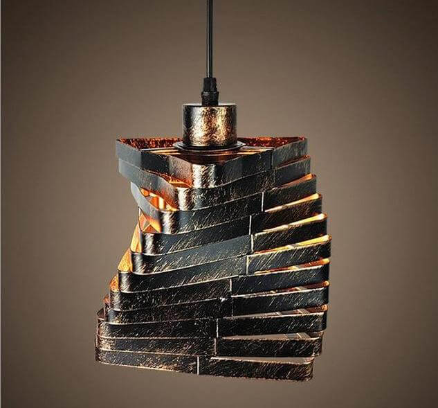 Vintage Metal Pendant Light Fixtures