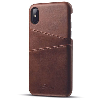 Premium Leather Phone Case For iPhone X