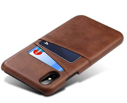 Premium Leather Phone Case For iPhone X