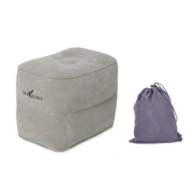 Compact Air Travel Footrest Cushion