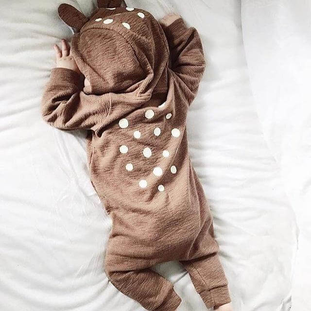 Adorable Plush Bear Jumpsuit Costume